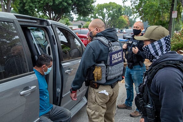 Immigration raids are being carried out by law enforcement, not civilians. Don't fall for conspiracy theories.